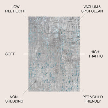 Timeworn Modern Abstract Area Rug